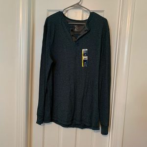 NWT Dark Teal Henley